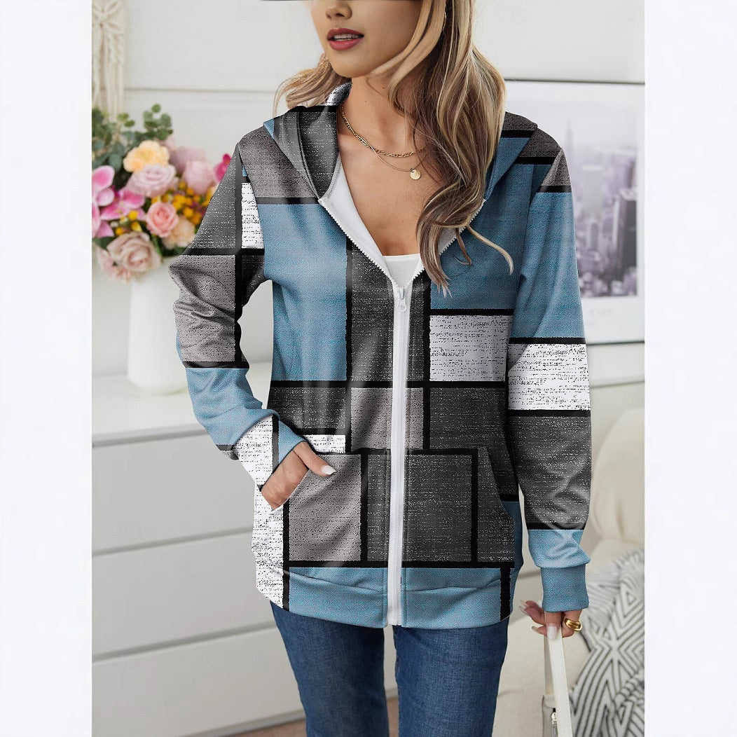 Amazon European And American Zipper Cardigan Fashion Casual - Lumina shop