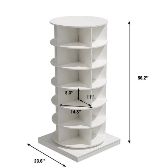 360 Rotating Shoe Cabinet 6 Floors - Lumina shop