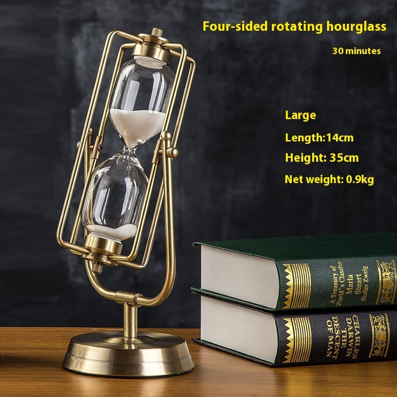 Creative Wooden Hourglass Timer 15 Minutes Desk Study Room Decoration - Lumina shop