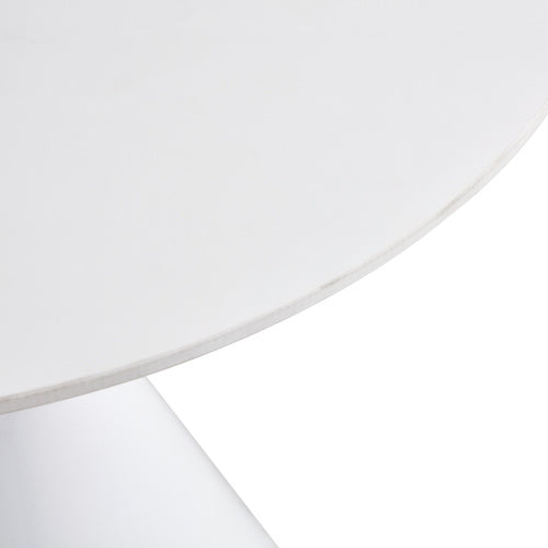 White Coffee Table, Simple Modern Negotiation Table, Balcony Dining Table - Lumina shop