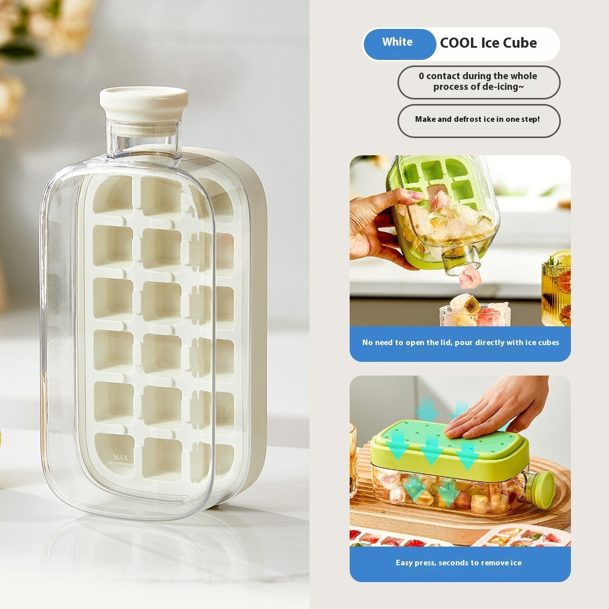 One-Click Molding Cooling Cup,Instant Ice Maker,Zero-Contact Design,Straw Included,Curling Mold,Portable & Stylish Chilled Drink - Lumina shop