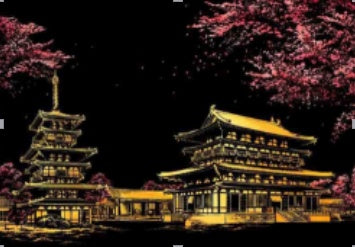 Decorative painting scratch Scraping painting drawing paper world Sightseeing pictures decoration birthday gifts - Lumina shop