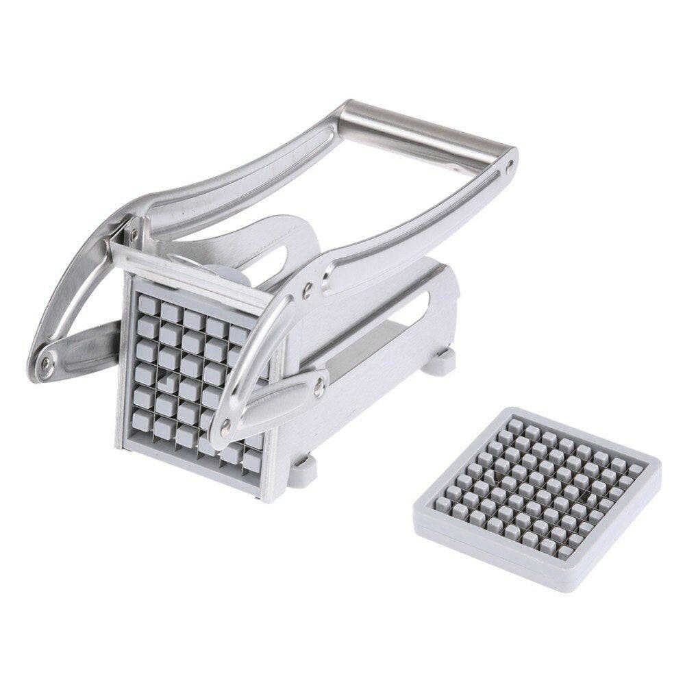 kitchen gadgets 2 Blades Potato Cutter Chopper Stainless French Fries Slicer for kitchen cortador de vegetales Home Kitchen Tool - Lumina shop
