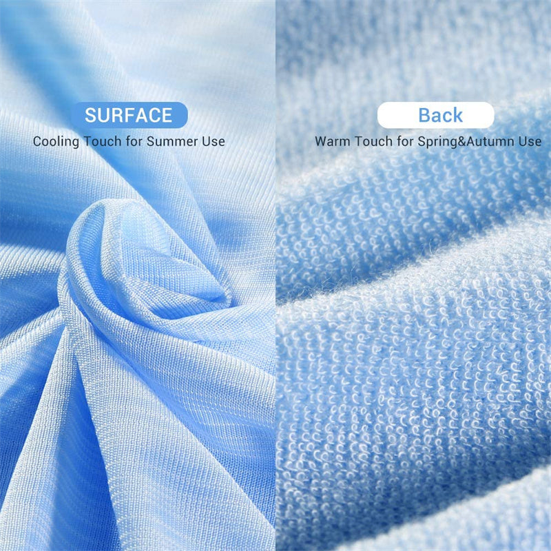Cooling Blanket Cooling Fiber Absorb Heat Washable Cover Over Blankets Summer - Lumina shop