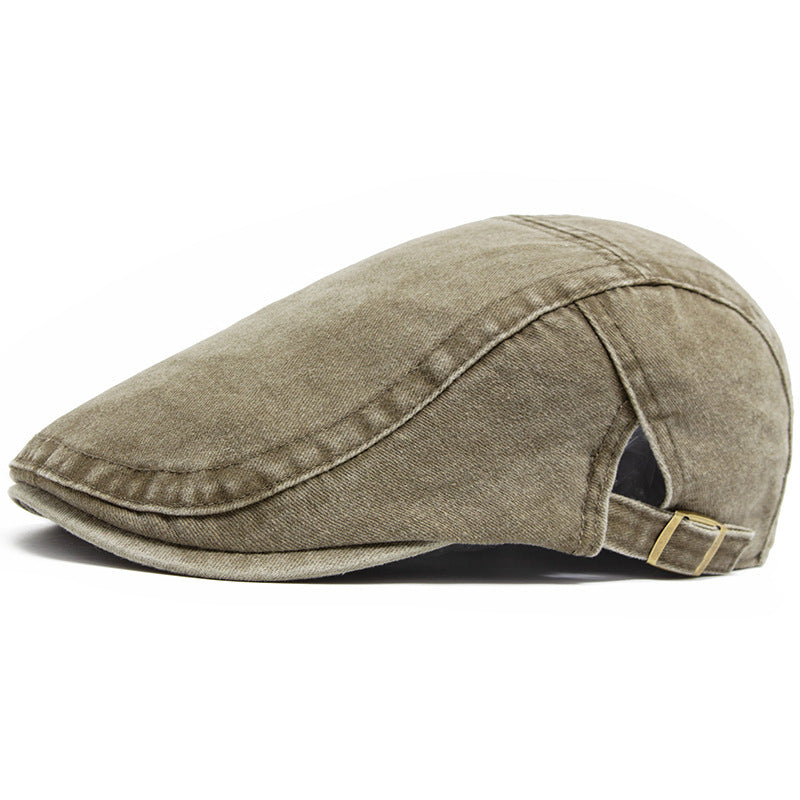 Retro Washed Denim Hat Cowboy Beret Fashion Casual Baseball Cap - My Store