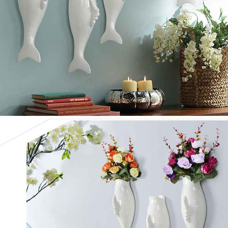 Simple Modern Creative Wall Ceramic Goldfish Hanging