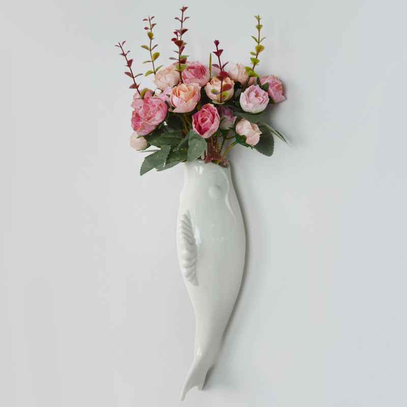 Simple Modern Creative Wall Ceramic Goldfish Hanging