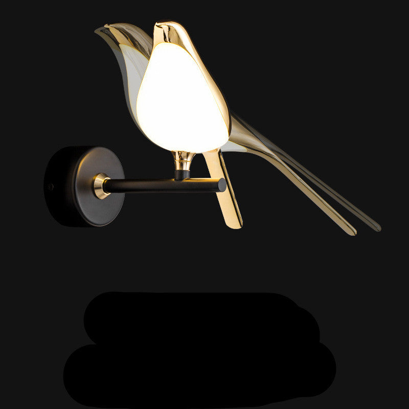 Modern Simplicity LED Wall Lamp Magpie Bird Model Light Sconce Light Indoor - Lumina shop