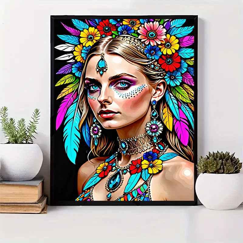 5DDIY Diamond Painting Set Full Diamond Round Water Diamond Art