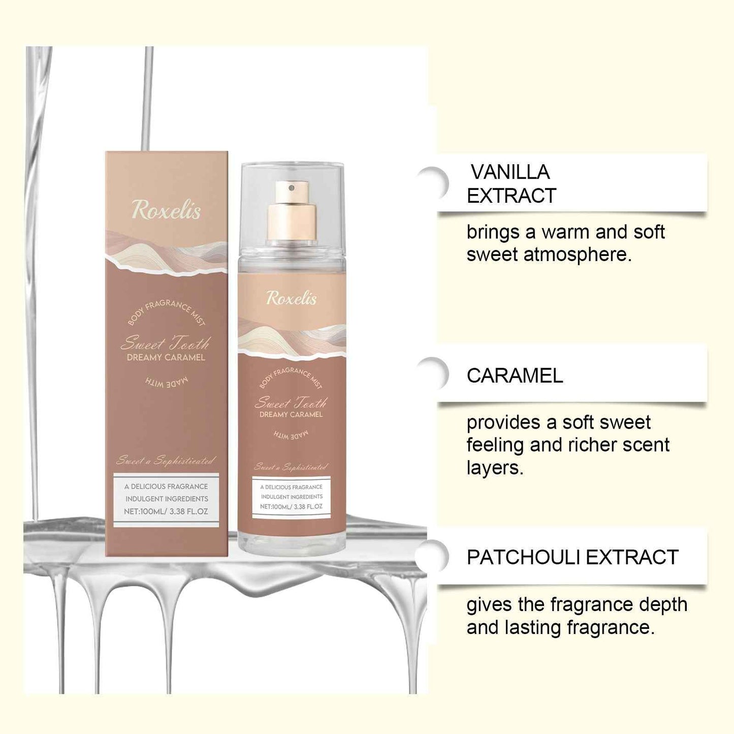 Light Lasting Fragrance Body Fragrance Spray