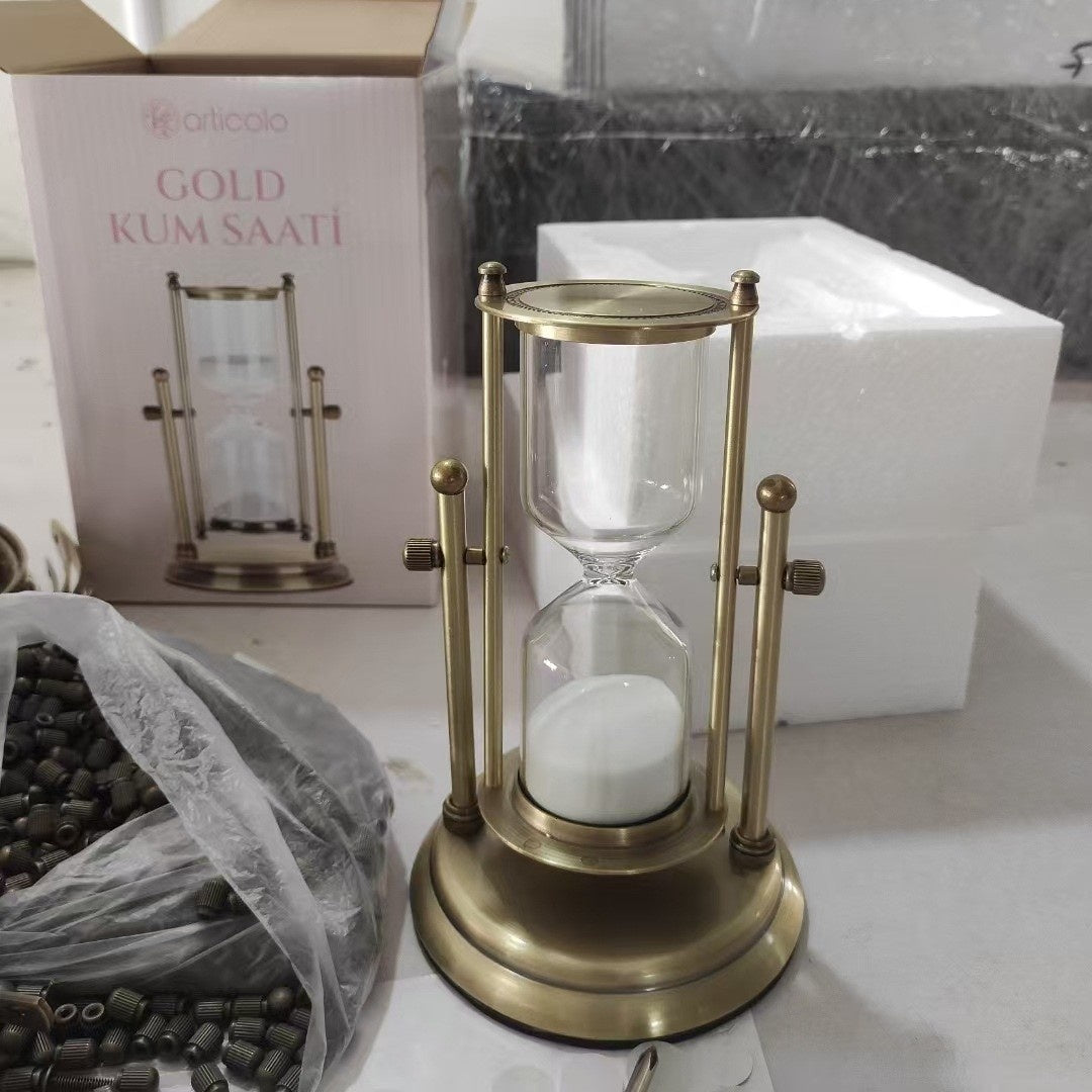 Creative Wooden Hourglass Timer 15 Minutes Desk Study Room Decoration - Lumina shop
