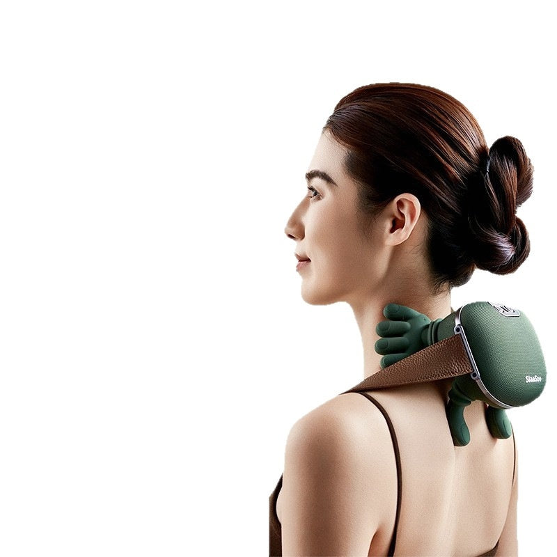 Electric Neck And Shoulder Muscle Massager Wireless Shoulder And Back Kneading Massage Shawl Neck Masajeador Relax Pain Relief - Lumina shop