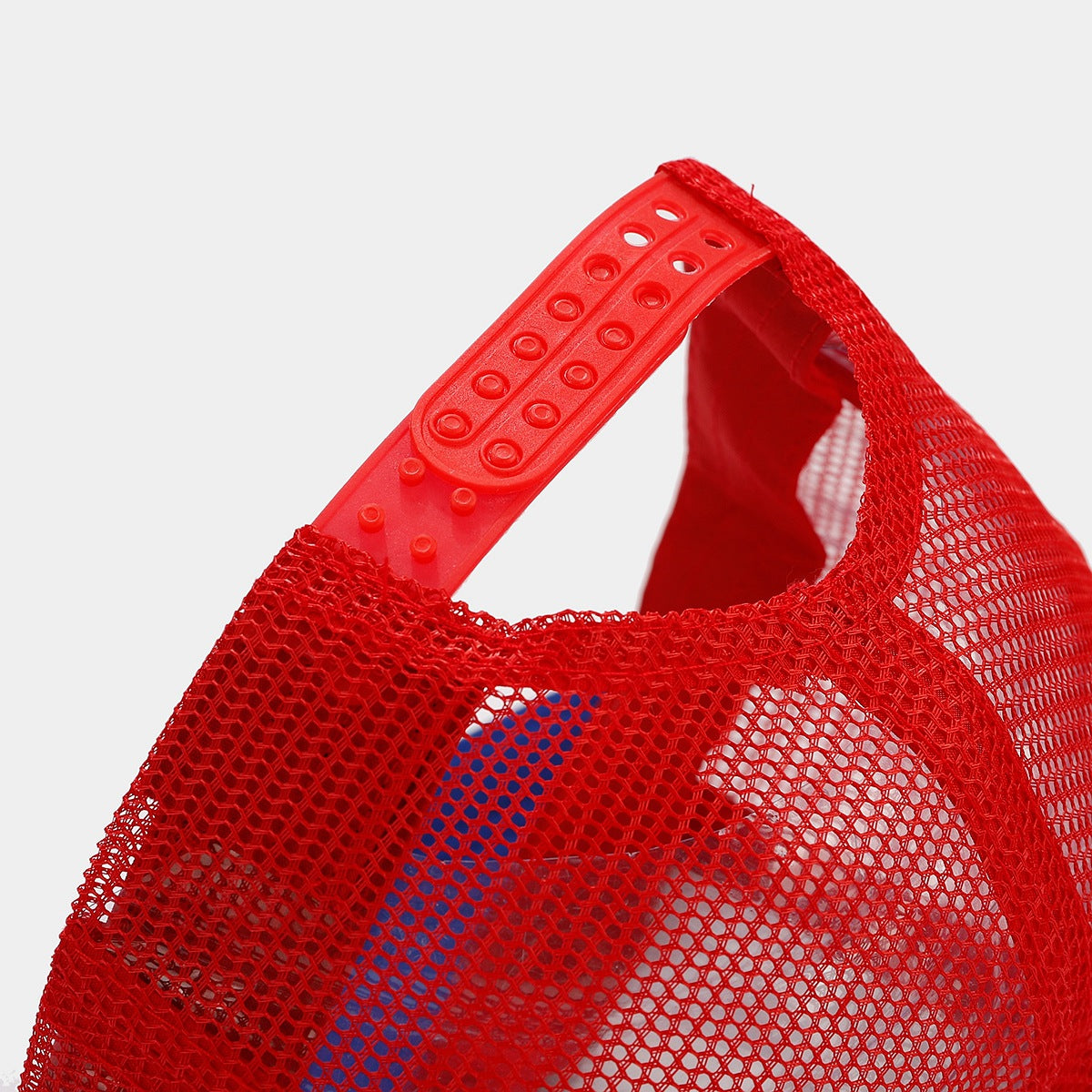 Red and Blue Contrast Mesh - Breathable Space Cotton Baseball Cap | Luminashop