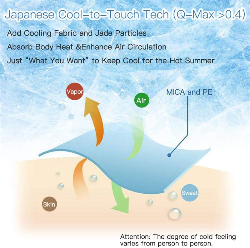 Cooling Blanket Cooling Fiber Absorb Heat Washable Cover Over Blankets Summer - Lumina shop