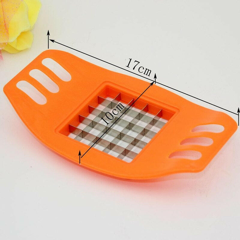 kitchen gadgets 2 Blades Potato Cutter Chopper Stainless French Fries Slicer for kitchen cortador de vegetales Home Kitchen Tool - Lumina shop