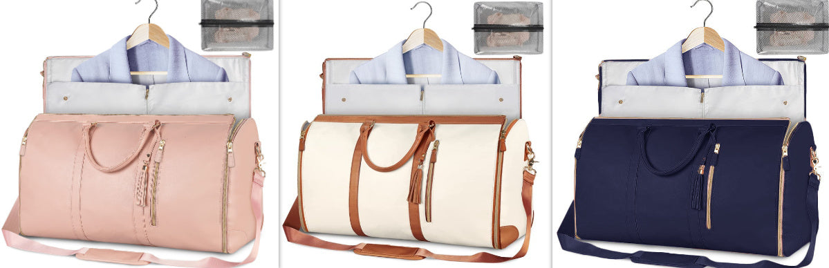 Large Capacity Travel Duffle Bag Women's Handbag Folding Suit Bag Waterproof Clothes Totes - My Store