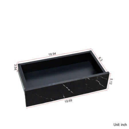 6.93IN High LED Coffee Table,Modern Coffee Table For Large Living Room Furniture,LED Lights - Lumina shop