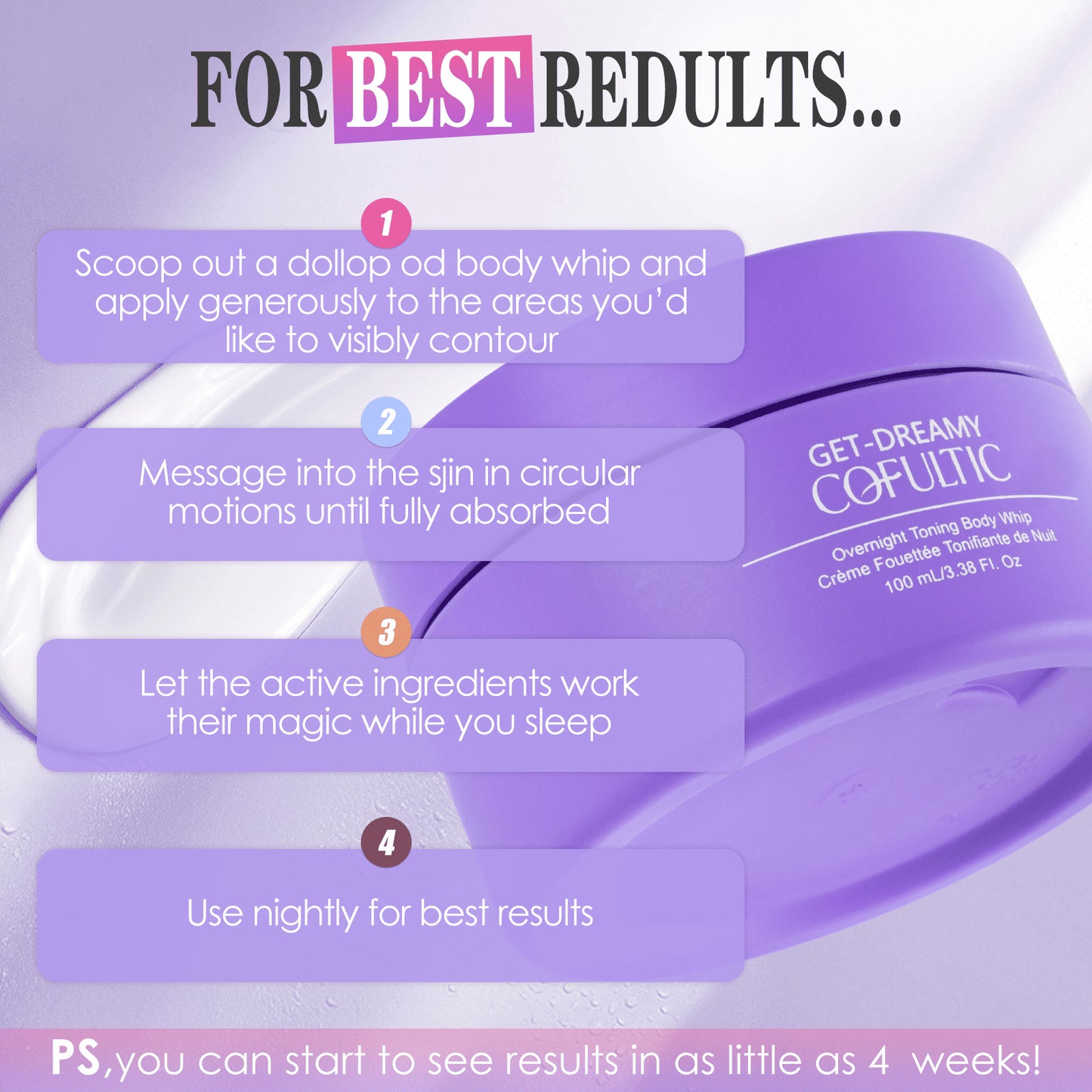 Cofultic Night Sleep Tightening Cream Flat Wrinkles - My Store