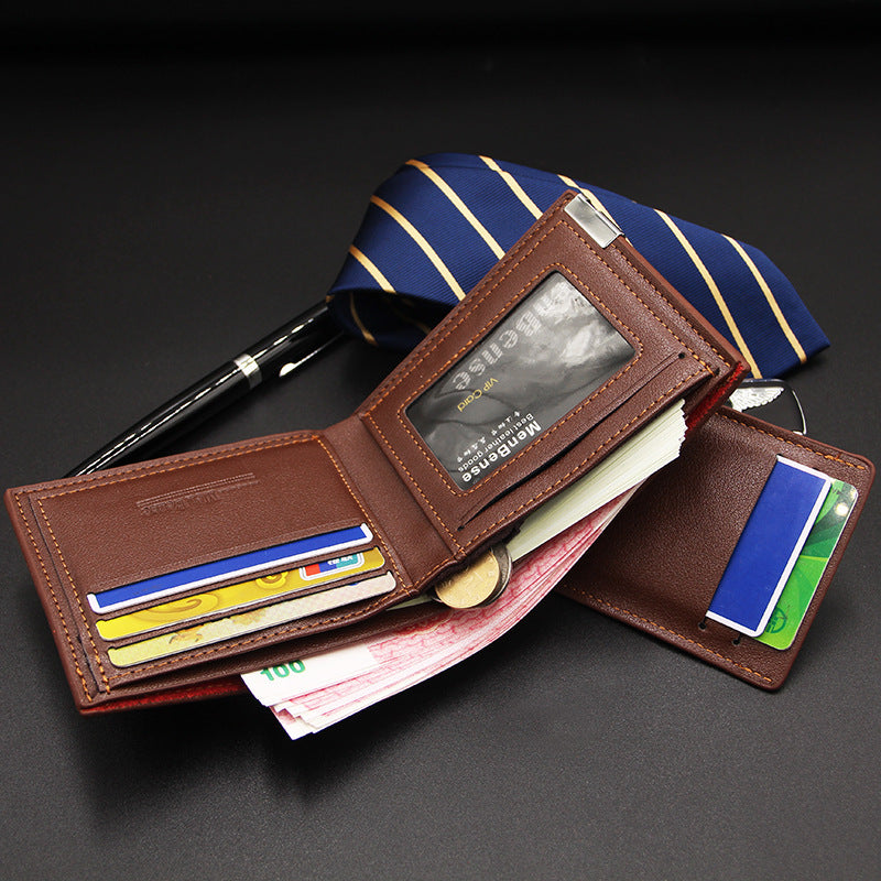 Multifunctional Fashionable And Casual Iron-edge Card-picking Wallet - Lumina shop