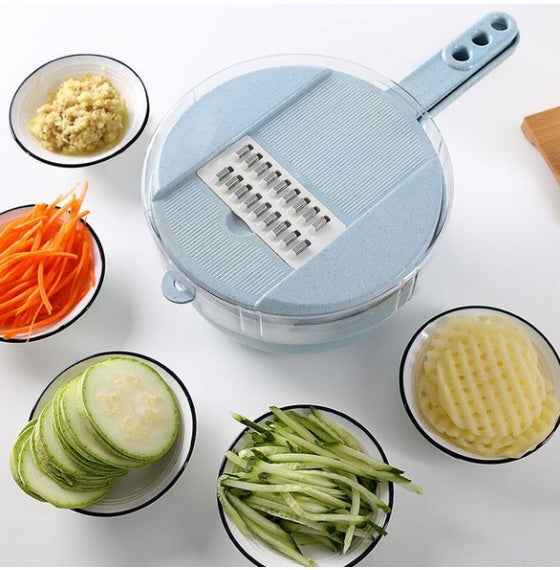 8 In 1 Mandoline Slicer Grater With Strainer Vegetable Cutter Kitchen Accessories