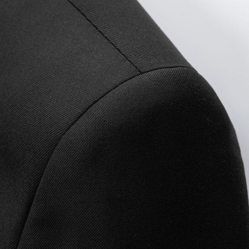 Men's Retro Business Casual Plus Size Small Suit Jacket - Lumina shop