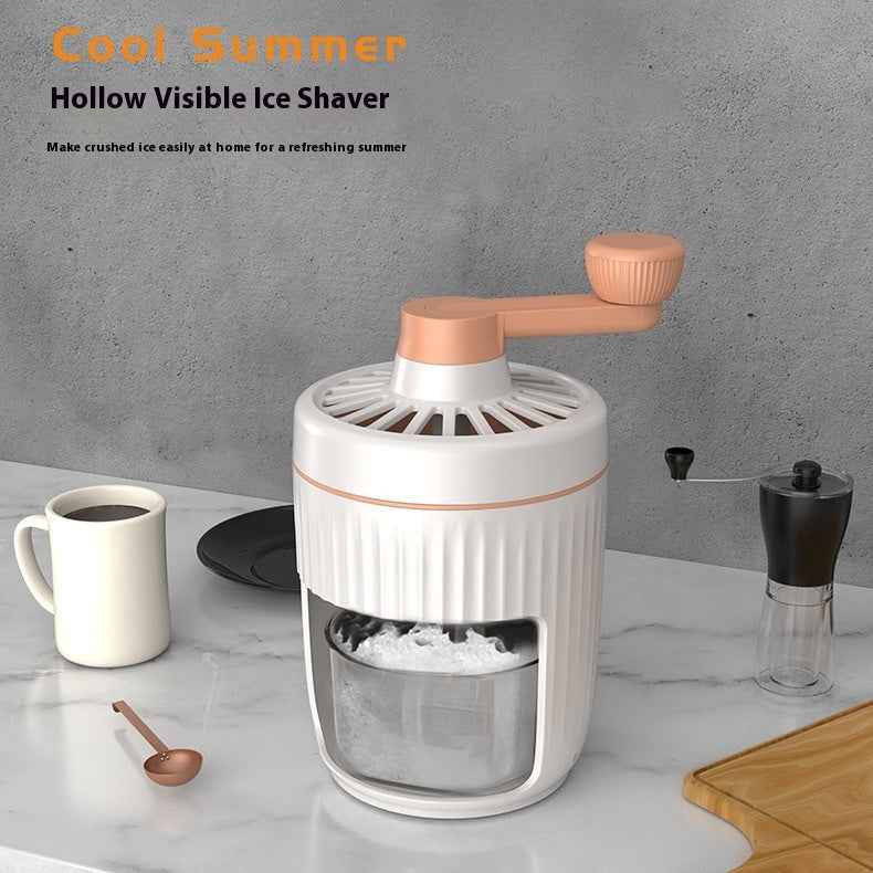 Hand-cranked Ice Crusher Hand-cranked Smoothie Machine Hail Ice Machine Kitchen Gadgets