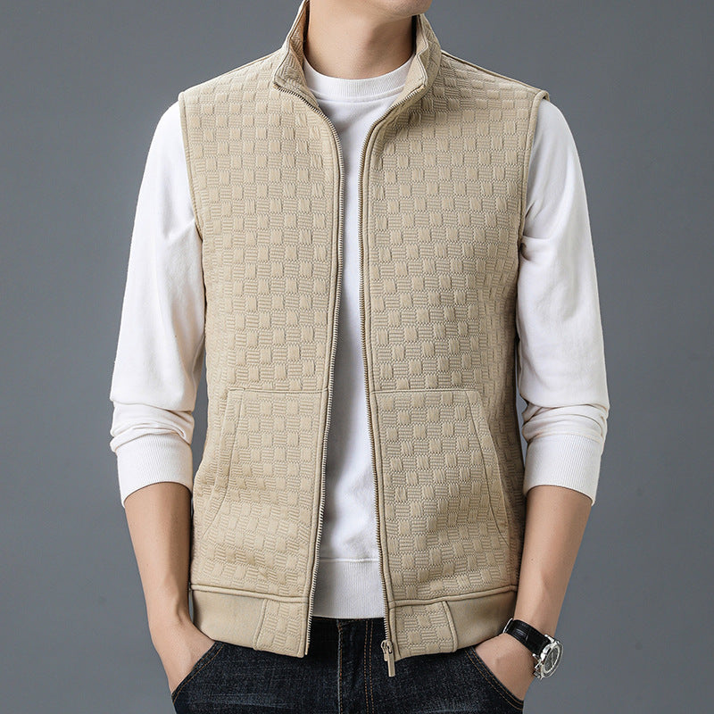 Casual Sleeveless Top Waistcoat Bottoming Vest - Lumina shop
