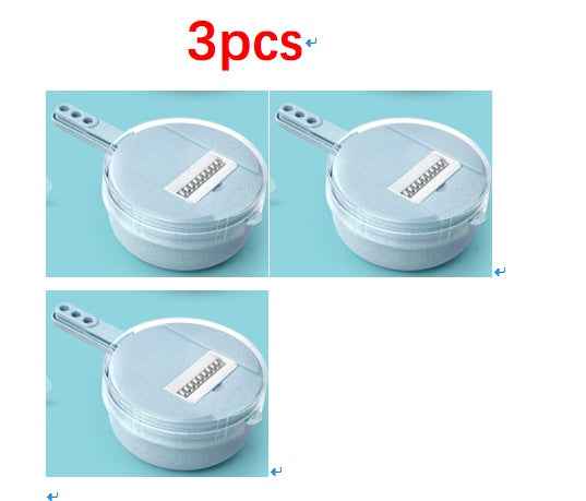 8 In 1 Mandoline Slicer Grater With Strainer Vegetable Cutter Kitchen Accessories
