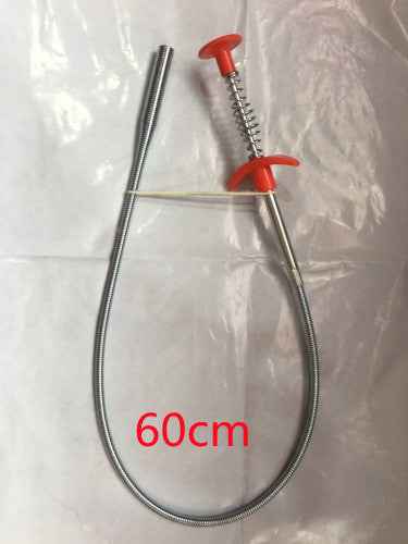 60CM Sewer Dredger Spring Pipe Hair Drain Clog Remover Cleaning Tools Household For Kitchen Sink Kitchen Gadgets