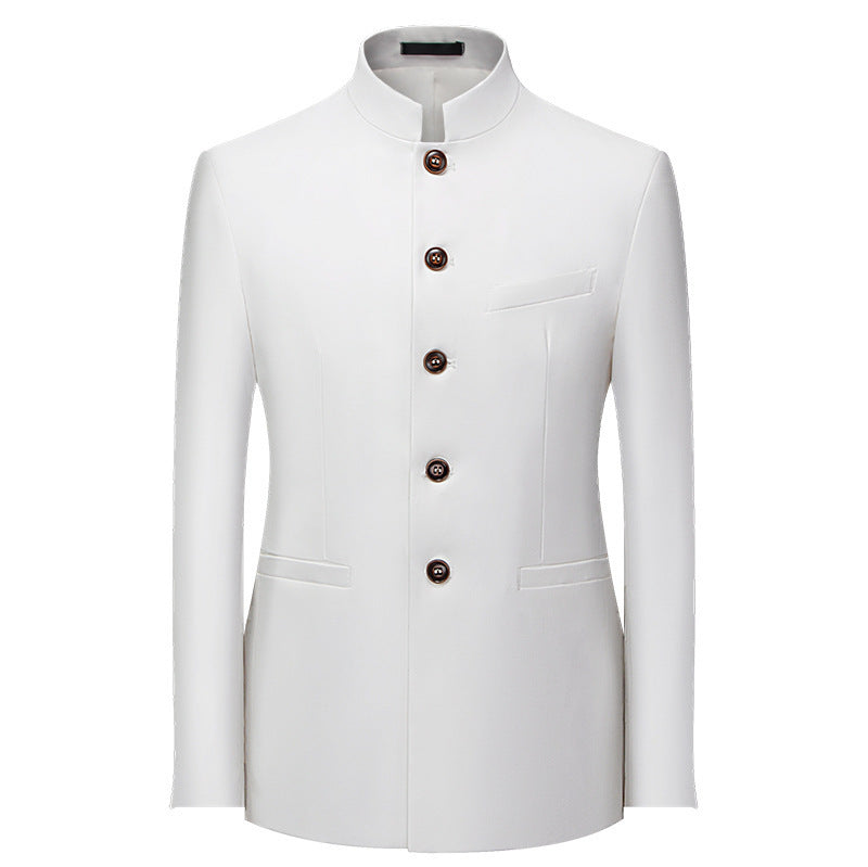 Men's Retro Business Casual Plus Size Small Suit Jacket - Lumina shop