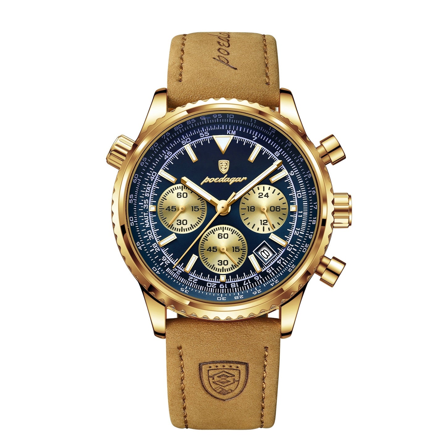 Men's Multifunctional Fashionable Waterproof Night Light Watch - Lumina shop