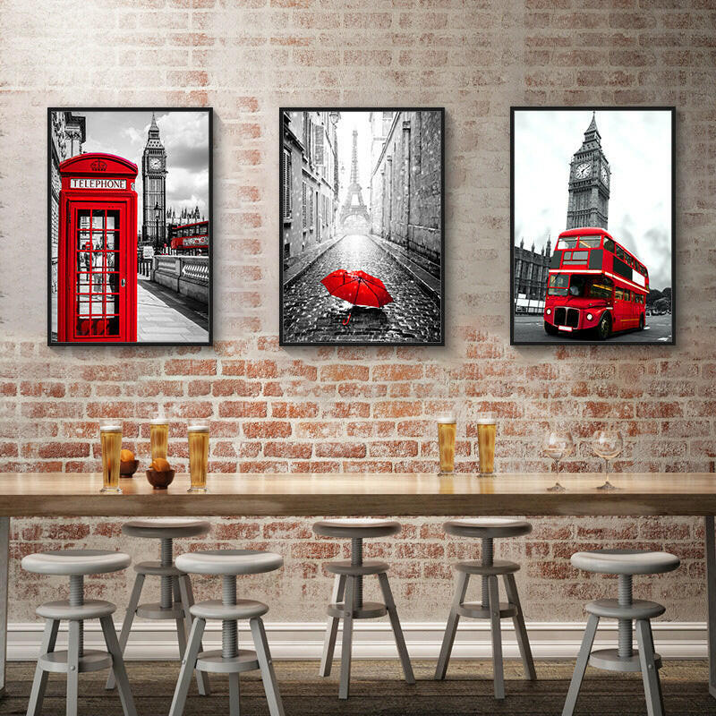 London Street Architectural Decoration Painting - Lumina shop