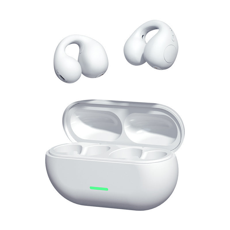Wireless Ear Clip Bluetooth Headset TWS Comfortable Wear Not In-Ear Sports Wireless Bone Conduction 5.3 Bluetooth Headset - Lumina shop