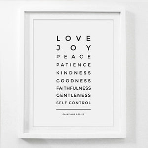 Love is Patient Love is Kind Print - Lumina shop
