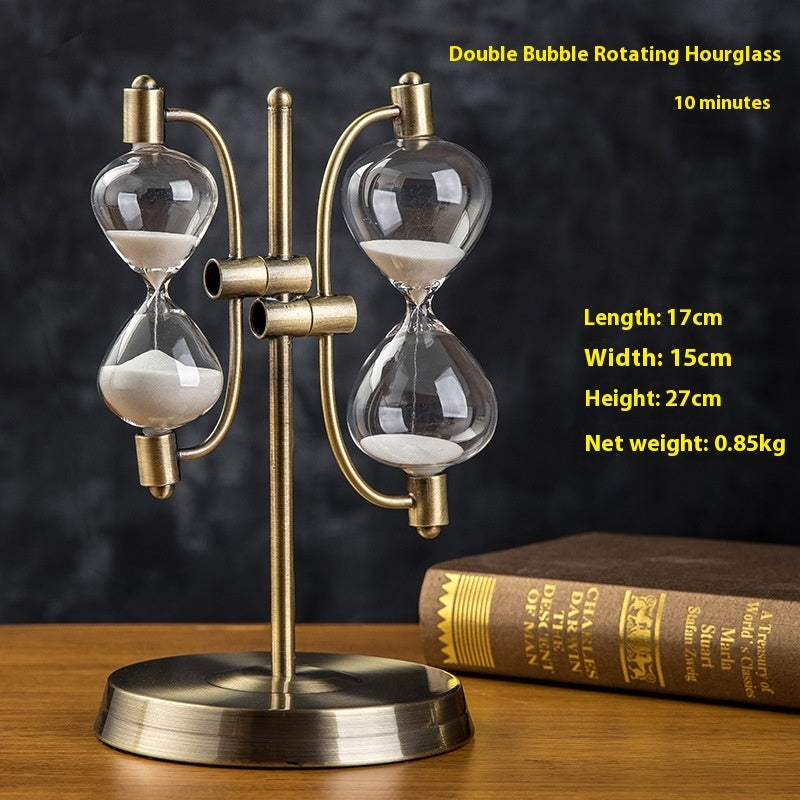 Creative Wooden Hourglass Timer 15 Minutes Desk Study Room Decoration - Lumina shop