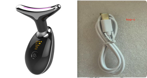 EMS Thermal Neck Lifting And Tighten Massager Electric Microcurrent Wrinkle Remover - Lumina shop