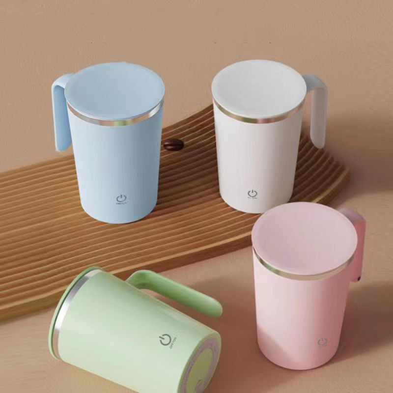 Kitchen Electric Mixing Cup Stirring Coffee Cup Automatic Mixing Mugs Cup Lazy Rotating Magnetic Water Cup - Lumina shop