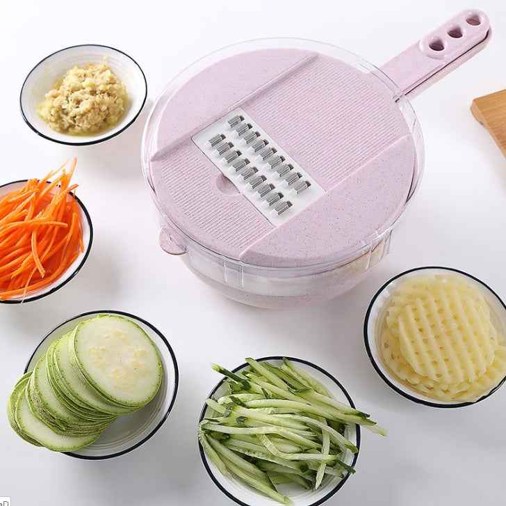 8 In 1 Mandoline Slicer Grater With Strainer Vegetable Cutter Kitchen Accessories