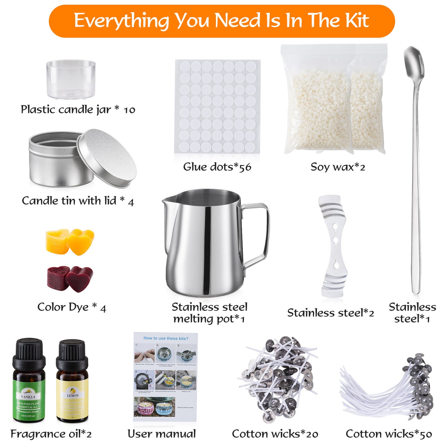 DIY Aromatherapy Candle Family Birthday Party Making Simple Set - Lumina shop