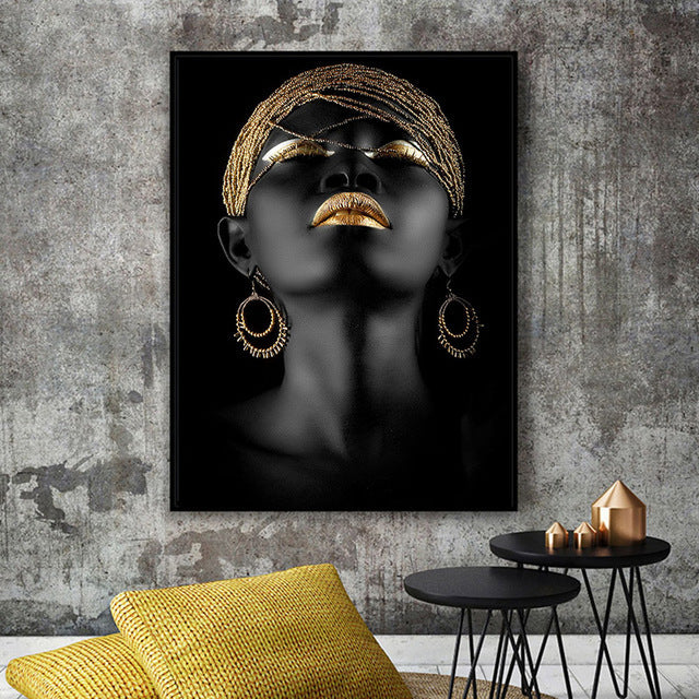 African Woman Decorative Painting - Lumina shop