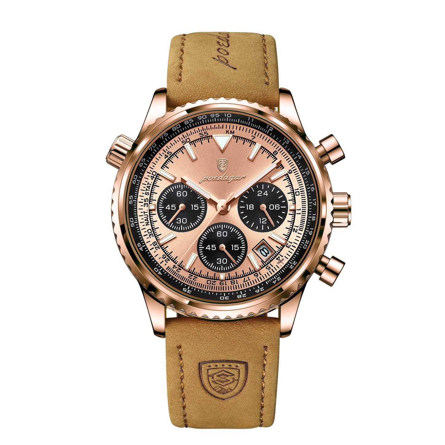 Men's Multifunctional Fashionable Waterproof Night Light Watch - Lumina shop