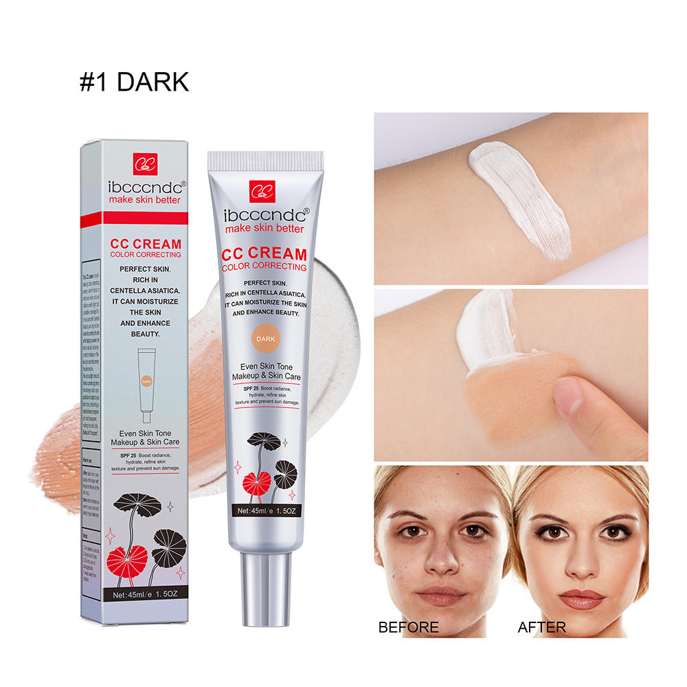 Moisturizing Correcting CC Cream Waterproof Anti-sweat Makeup Before Concealer Lasting Protect Skin Erborian - My Store