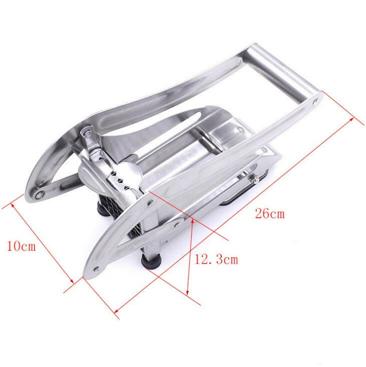 kitchen gadgets 2 Blades Potato Cutter Chopper Stainless French Fries Slicer for kitchen cortador de vegetales Home Kitchen Tool - Lumina shop