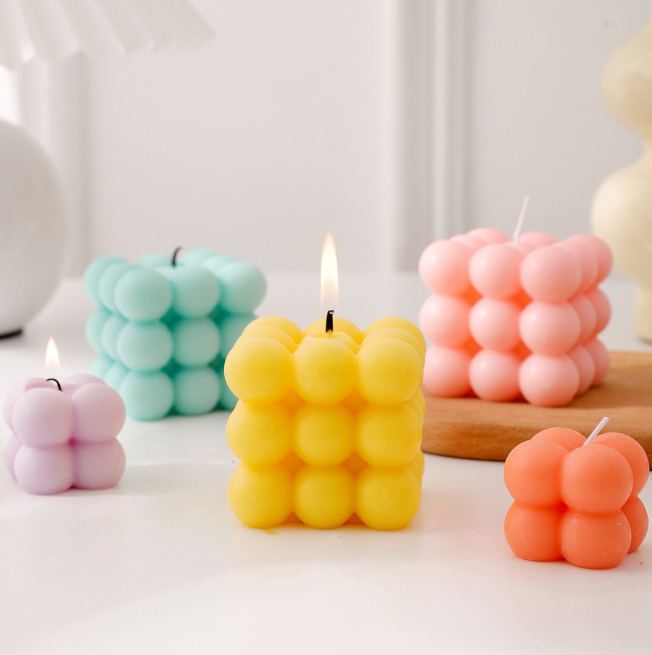 Large Scented Bubble Candle Buy 3 Get 1 Free - Lumina shop