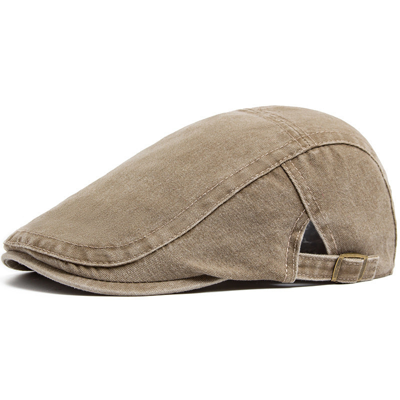 Retro Washed Denim Hat Cowboy Beret Fashion Casual Baseball Cap - My Store