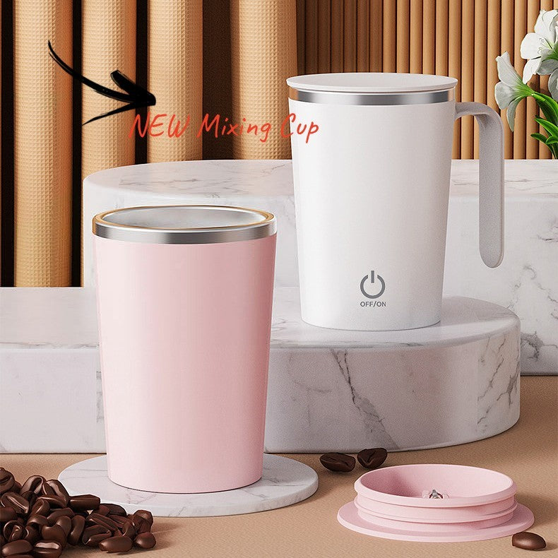 Kitchen Electric Mixing Cup Stirring Coffee Cup Automatic Mixing Mugs Cup Lazy Rotating Magnetic Water Cup - Lumina shop