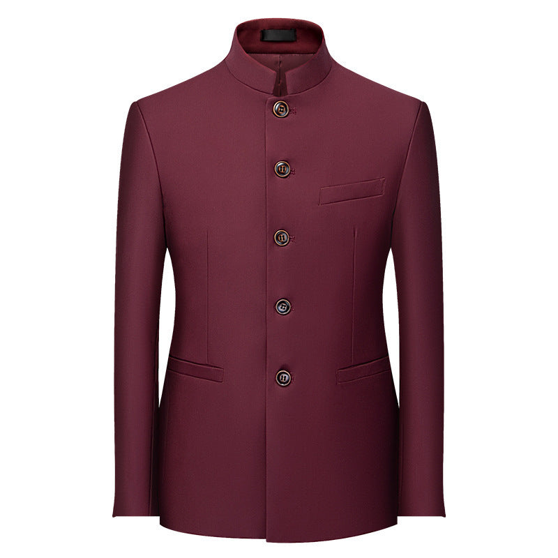 Men's Retro Business Casual Plus Size Small Suit Jacket - Lumina shop