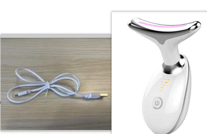 EMS Thermal Neck Lifting And Tighten Massager Electric Microcurrent Wrinkle Remover - Lumina shop