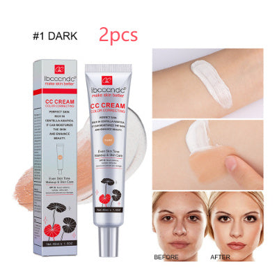 Moisturizing Correcting CC Cream Waterproof Anti-sweat Makeup Before Concealer Lasting Protect Skin Erborian - My Store