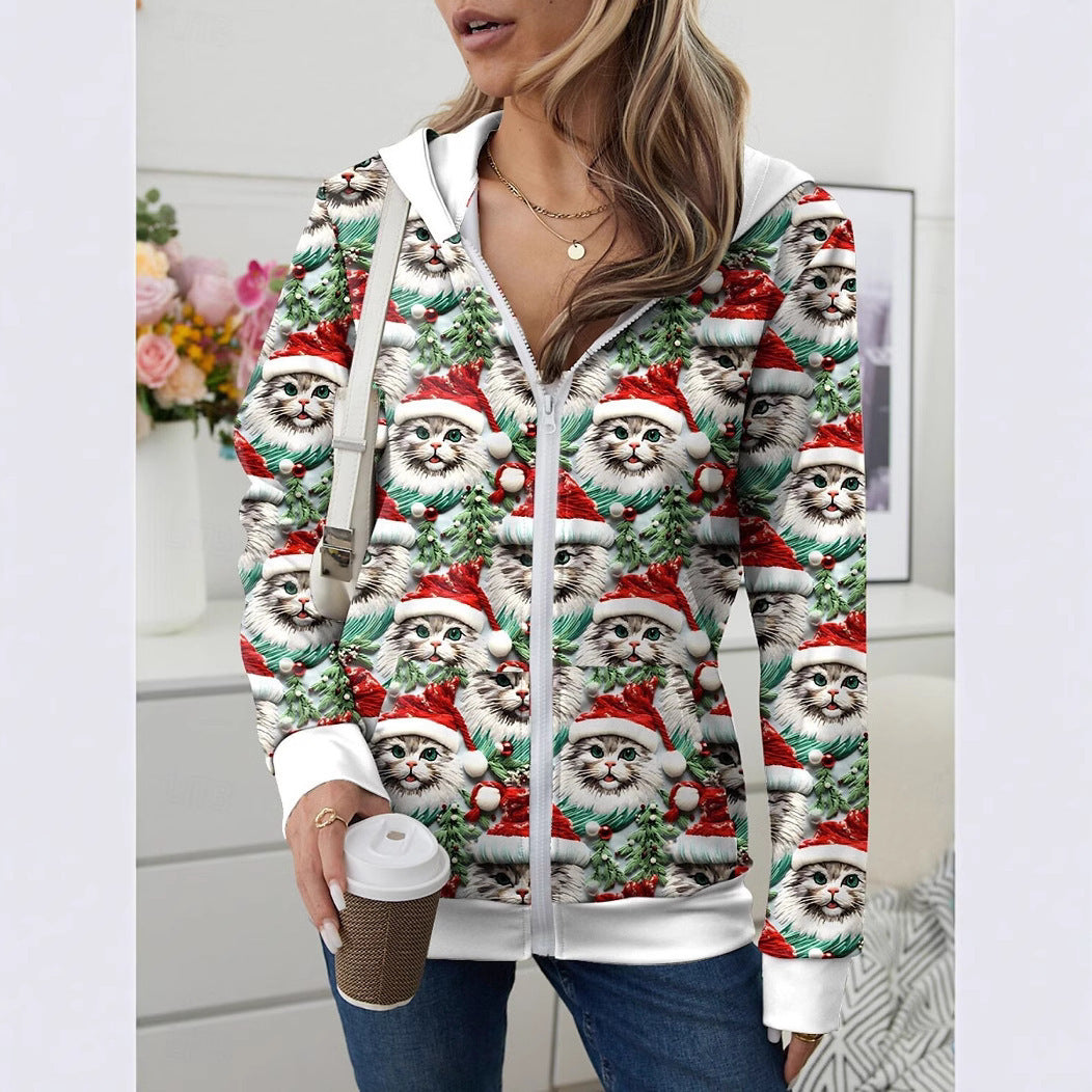 Amazon European And American Zipper Cardigan Fashion Casual - Lumina shop